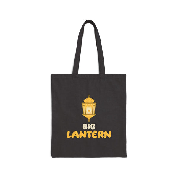 Big Lantern Canvas Tote Bag in Black, double-sided print – AdabStars
