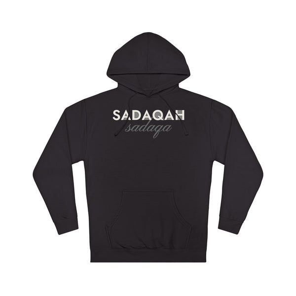 Sadaqah Hoodie in Black – AdabStars