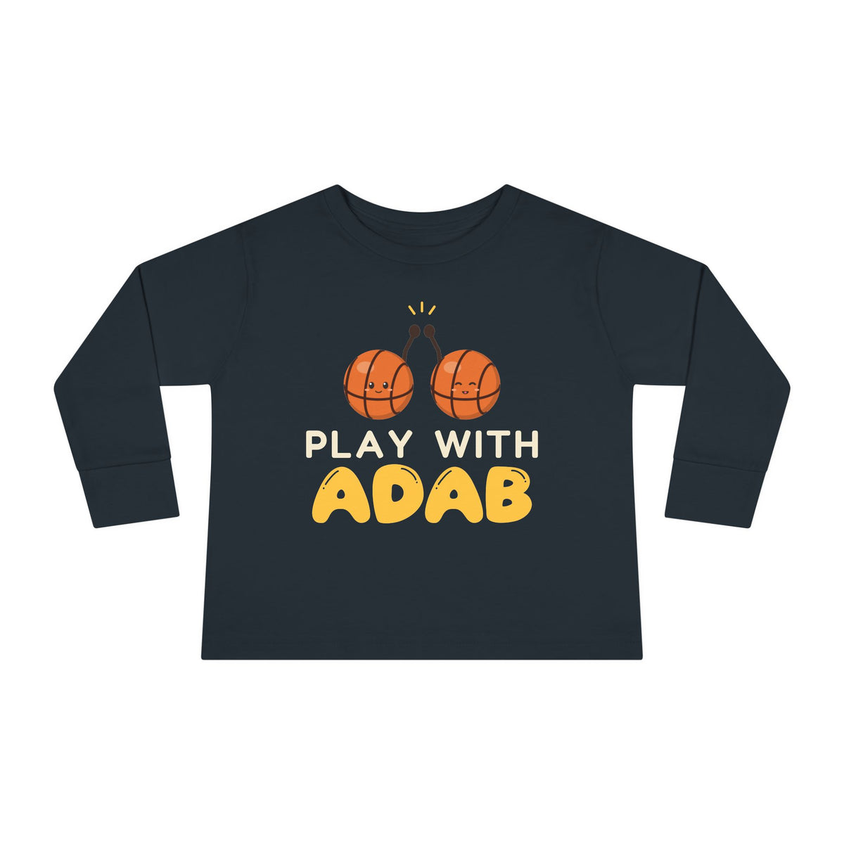 Play With Adab Muslim Toddler Toddler Long Sleeve Shirt in Black – AdabStars