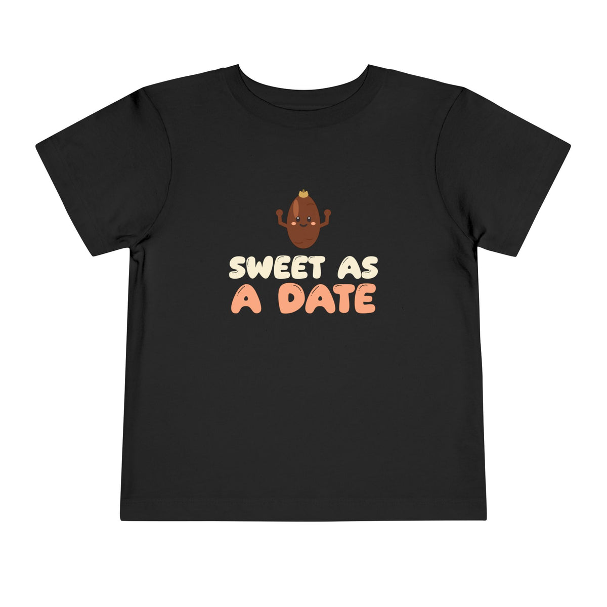 Sweet As A Date Ramadan Toddler Tee | Ramadan Kids Cute Fruit Little One Eid | AdabStars Islamic Kids Apparel