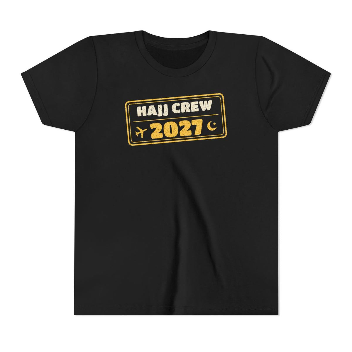 Hajj Crew 2027 Kids T-Shirt in Black – AdabStars