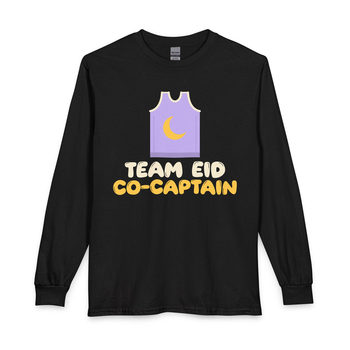 Team Eid Co-Captain Long Sleeve Shirt in Black – AdabStars