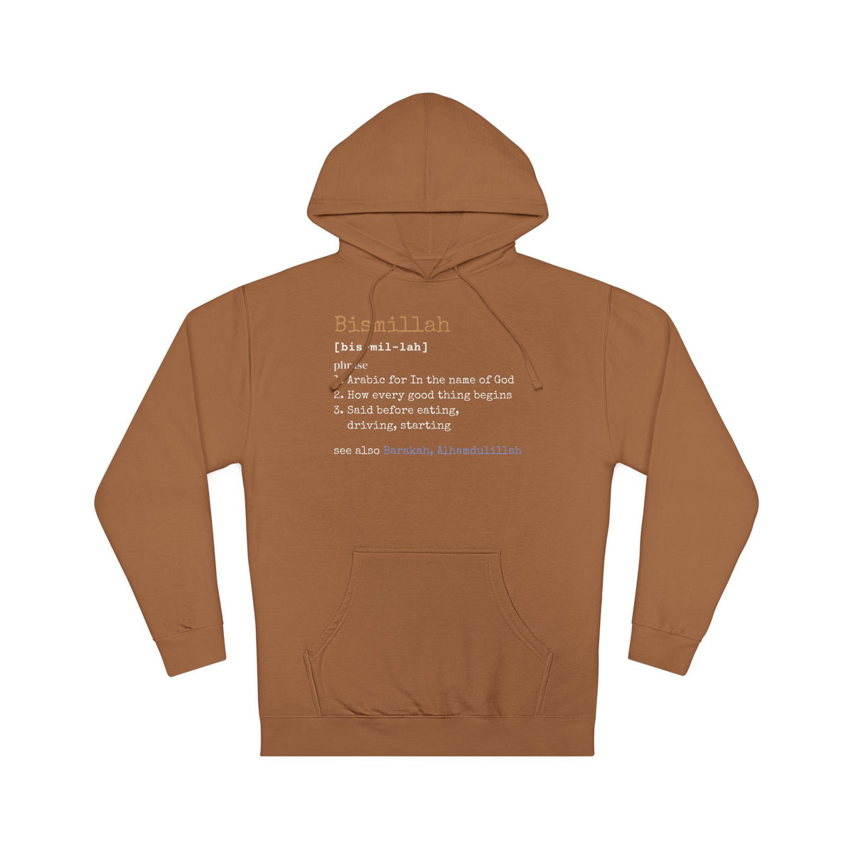 Bismillah Definition Islamic Hoodie | Islamic Meaning In The Name of God | AdabStars Islamic Apparel