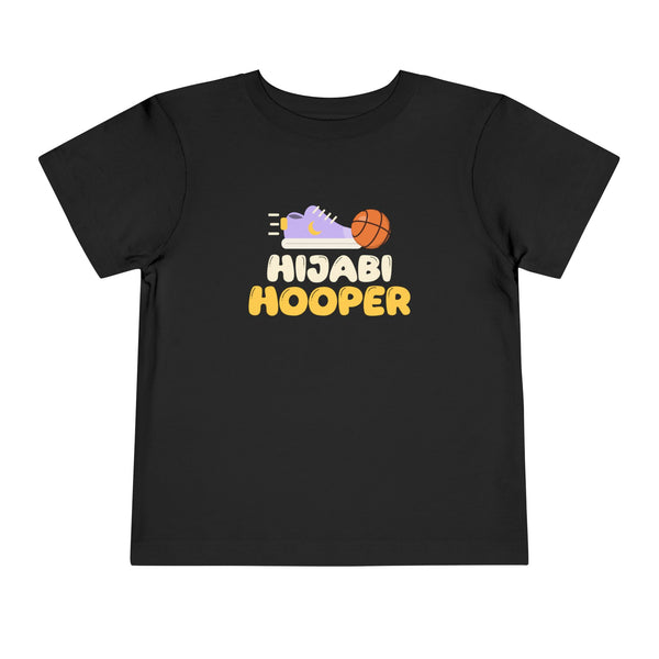 Hijabi Hooper Muslim Toddler Tee | Muslim Girls Basketball Hijabi Hooper Sneaker And Ball | AdabStars Islamic Kids Apparel