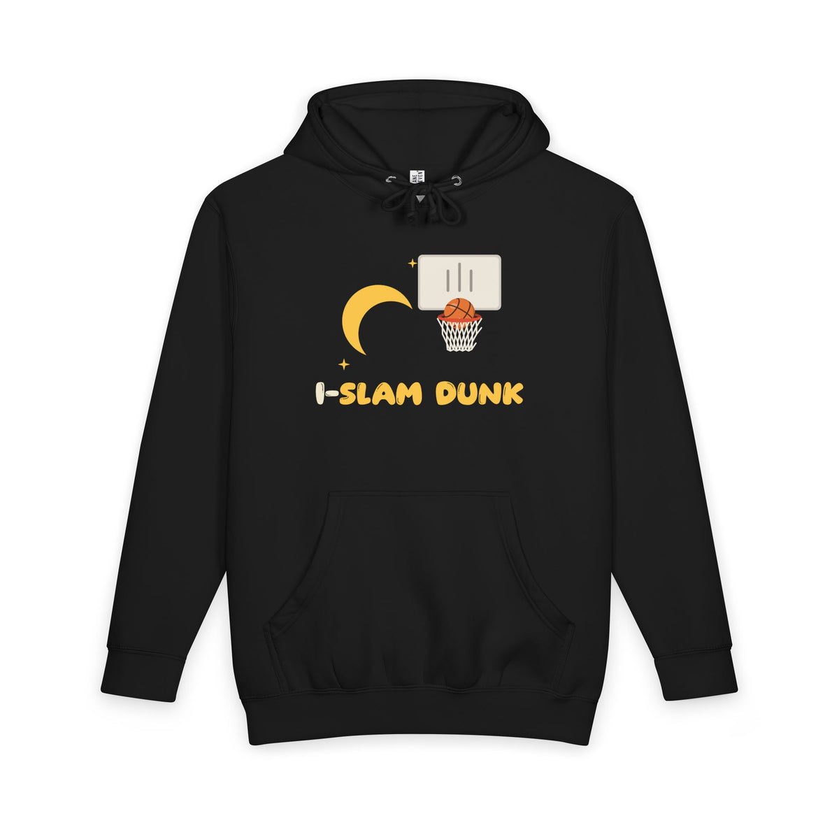 I Slam Dunk Muslim Heavyweight Premium Heavyweight Hoodie in Black – AdabStars