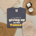Be Like Yunus (AS) Heavyweight Tee, Front Print | Prophet Yunus (Jonah) Hope Story | AdabStars