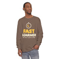 Fast Learner Ramadan Long Sleeve Shirt | Ramadan Kids First Fasting Pun Stopwatch | AdabStars Islamic Kids Apparel