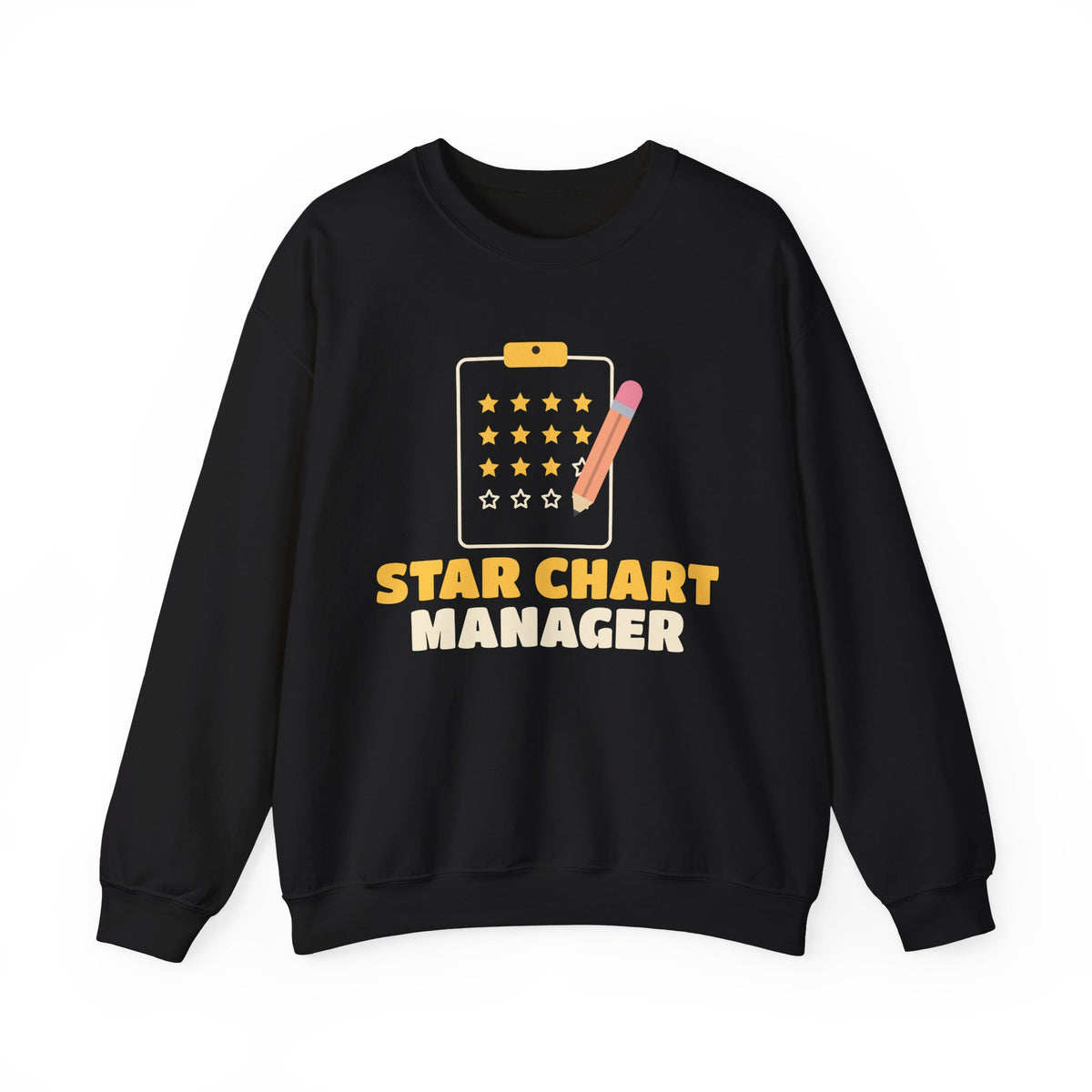 Star Chart Manager Islamic Crewneck Sweatshirt in Black – AdabStars