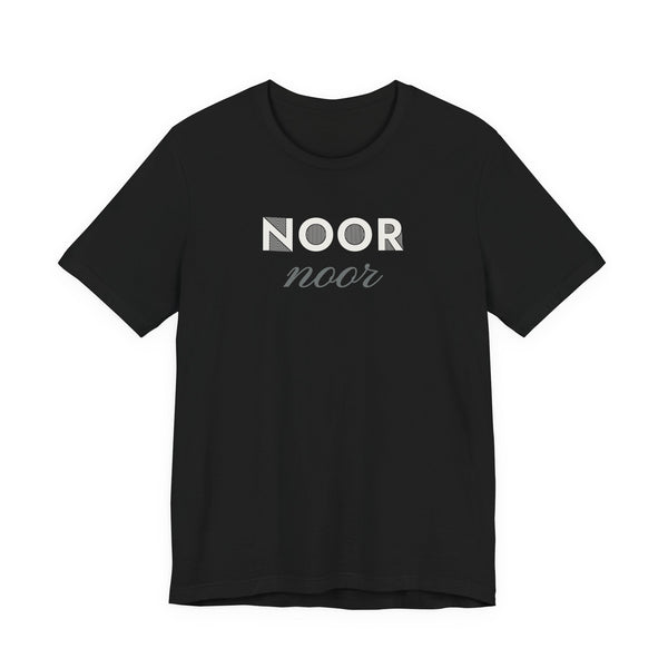 Noor Islamic Shirt | Arabic Word Light Typography Script Lettering Eid | AdabStars Islamic Apparel