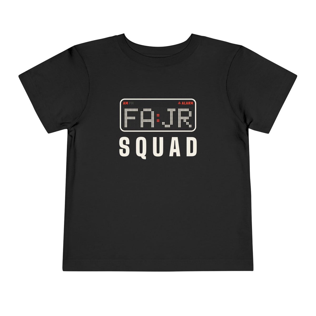 Fajr Squad Islamic Toddler T-Shirt in Black – AdabStars