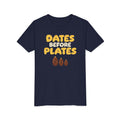 Dates Before Plates Ramadan Kids Tee | Ramadan Iftar Kids Family Food Pun | AdabStars Islamic Apparel