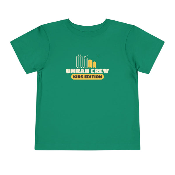 Umrah Crew Kids Edition Toddler T-Shirt in Kelly – AdabStars