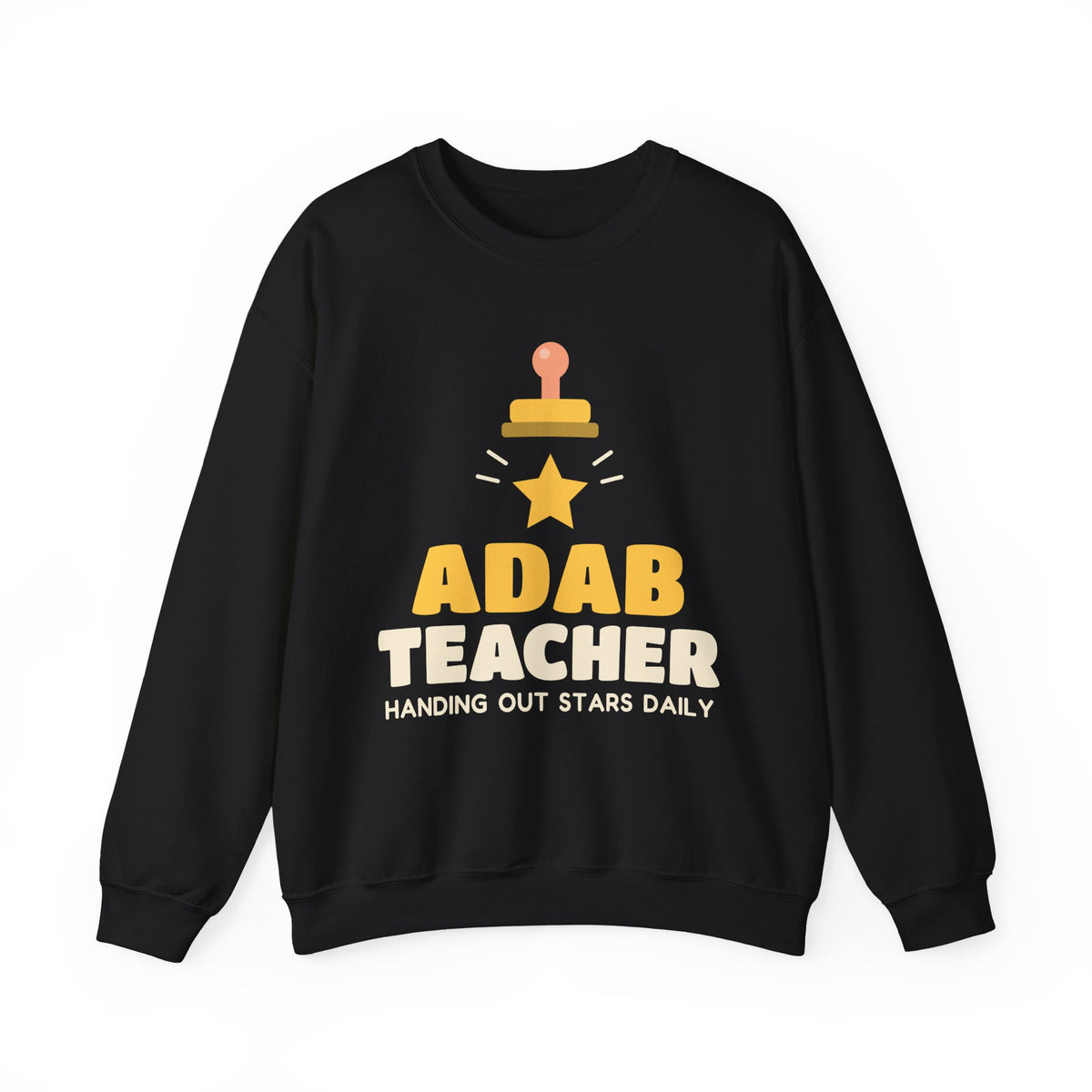 Adab Teacher Islamic Crewneck Sweatshirt in Black – AdabStars