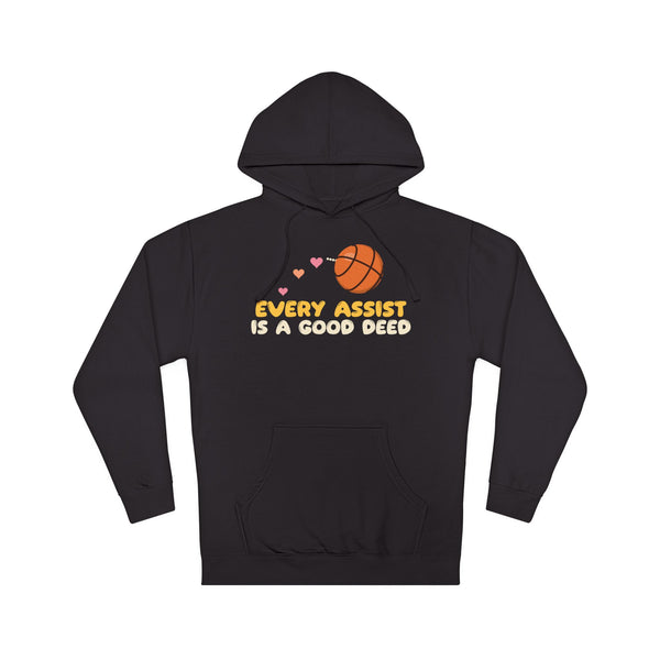 Every Assist Is A Good Deed Hoodie in Black – AdabStars