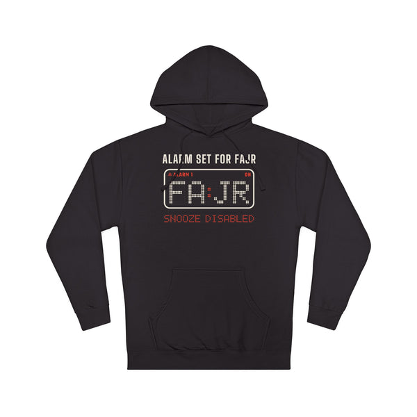 Alarm Set for Fajr Islamic Hoodie in Black – AdabStars