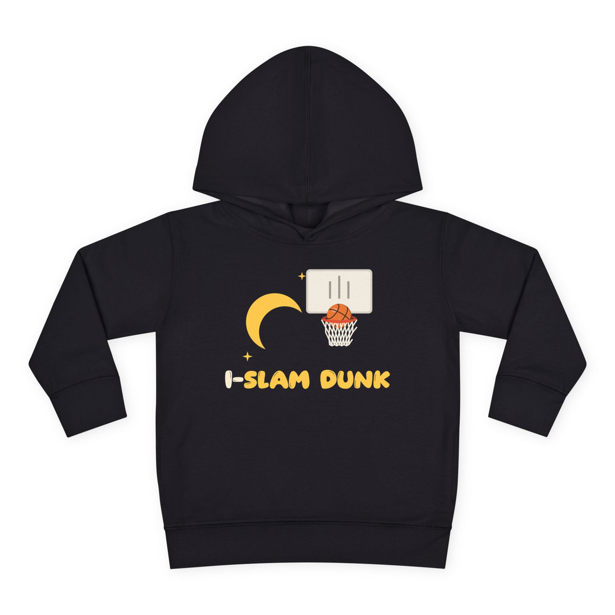 I Slam Dunk Muslim Toddler Hoodie in Black – AdabStars