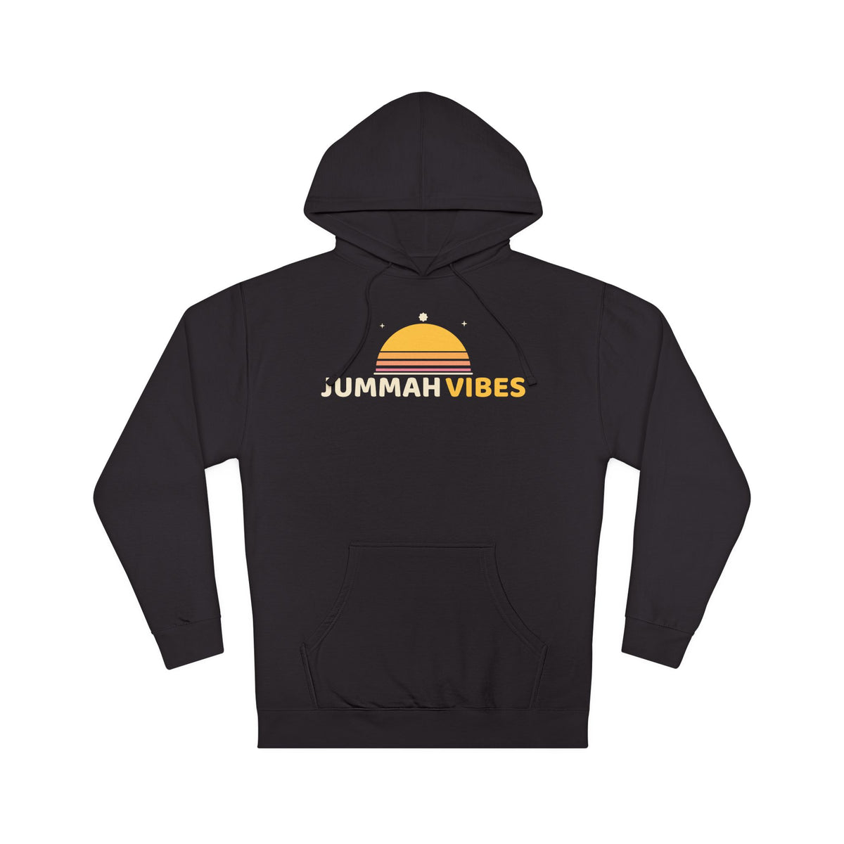 Jummah Vibes Islamic Hoodie in Black – AdabStars