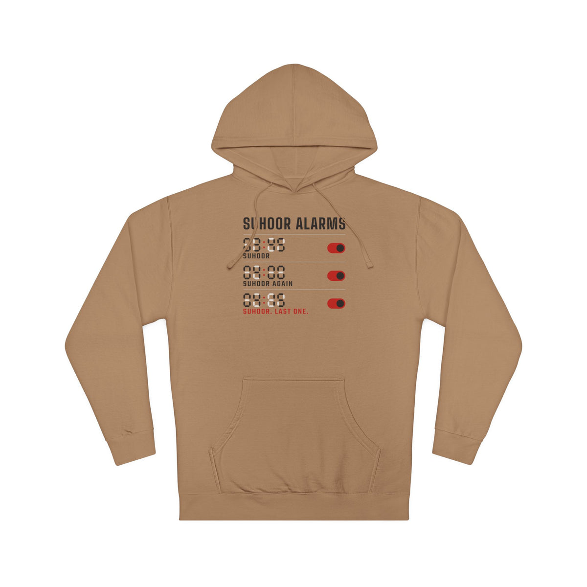 Suhoor Alarms Hoodie in Sandstone – AdabStars