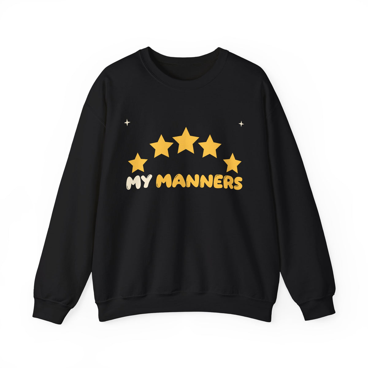 My Manners Rated Islamic Crewneck Sweatshirt in Black – AdabStars