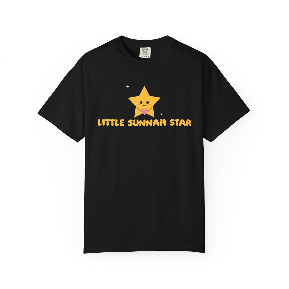 Little Sunnah Star Islamic Heavyweight T-Shirt in Black – AdabStars