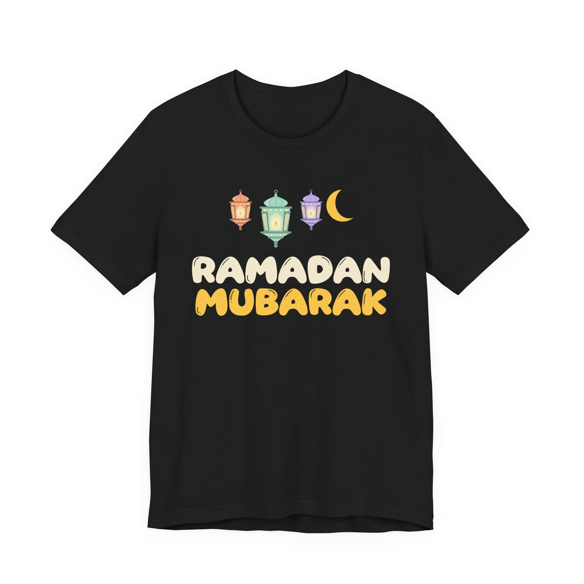 Ramadan Mubarak Lanterns Shirt | Kids Lanterns Crescent Family Matching | AdabStars Islamic Apparel