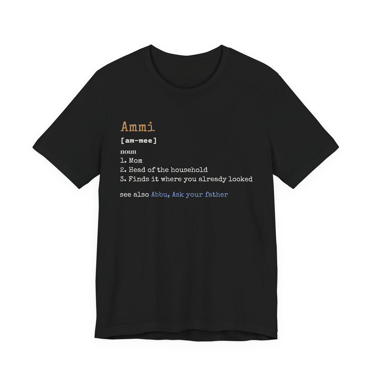 Ammi Definition Islamic Shirt | Desi Mom Funny Pakistani Indian Mother Word | AdabStars Islamic Apparel