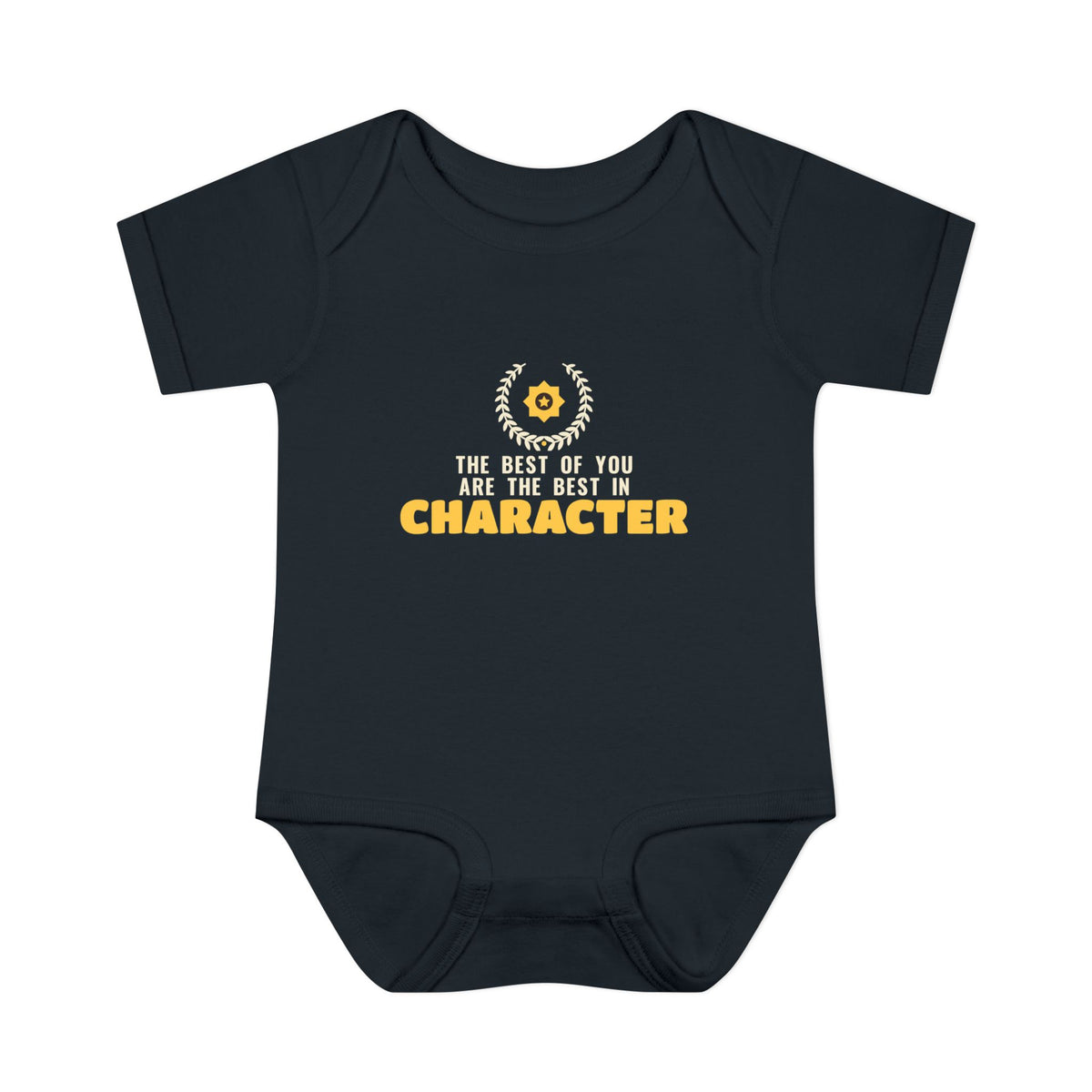 Best In Character Islamic Baby Bodysuit in Black – AdabStars