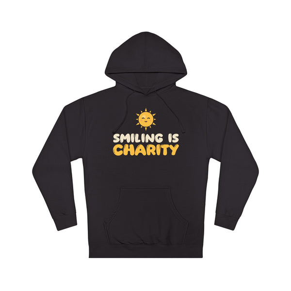 Smiling Is Charity Islamic Hoodie | Muslim Kids Islamic Kindness Happy Sun | AdabStars Islamic Kids Apparel