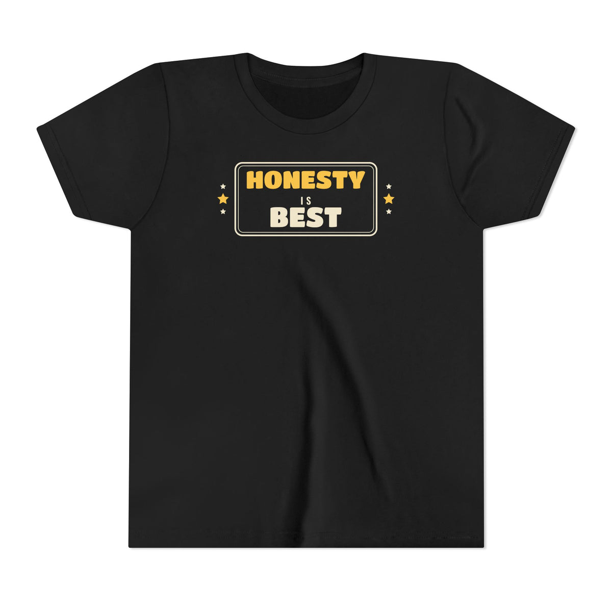 Honesty Is Best Ramadan Kids Tee | Adab Kids Honesty Is Best Truthful Manners Retro Badge | AdabStars Islamic Kids Apparel