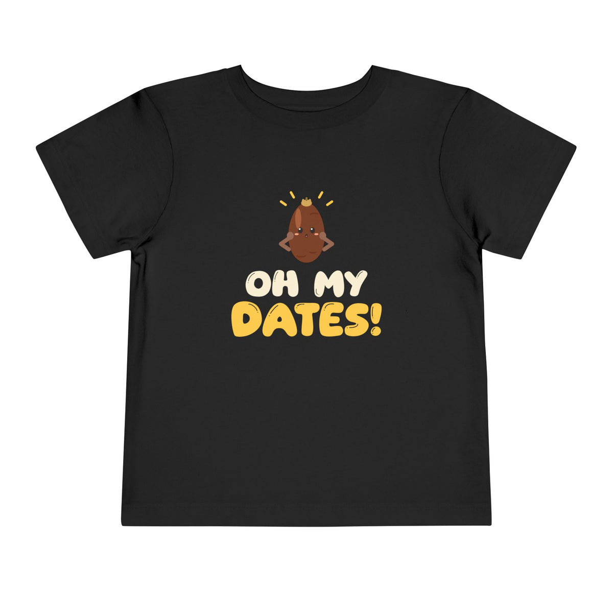 Oh My Dates Ramadan Toddler Tee | Ramadan Iftar Kids Surprised Date Fruit Pun | AdabStars Islamic Kids Apparel