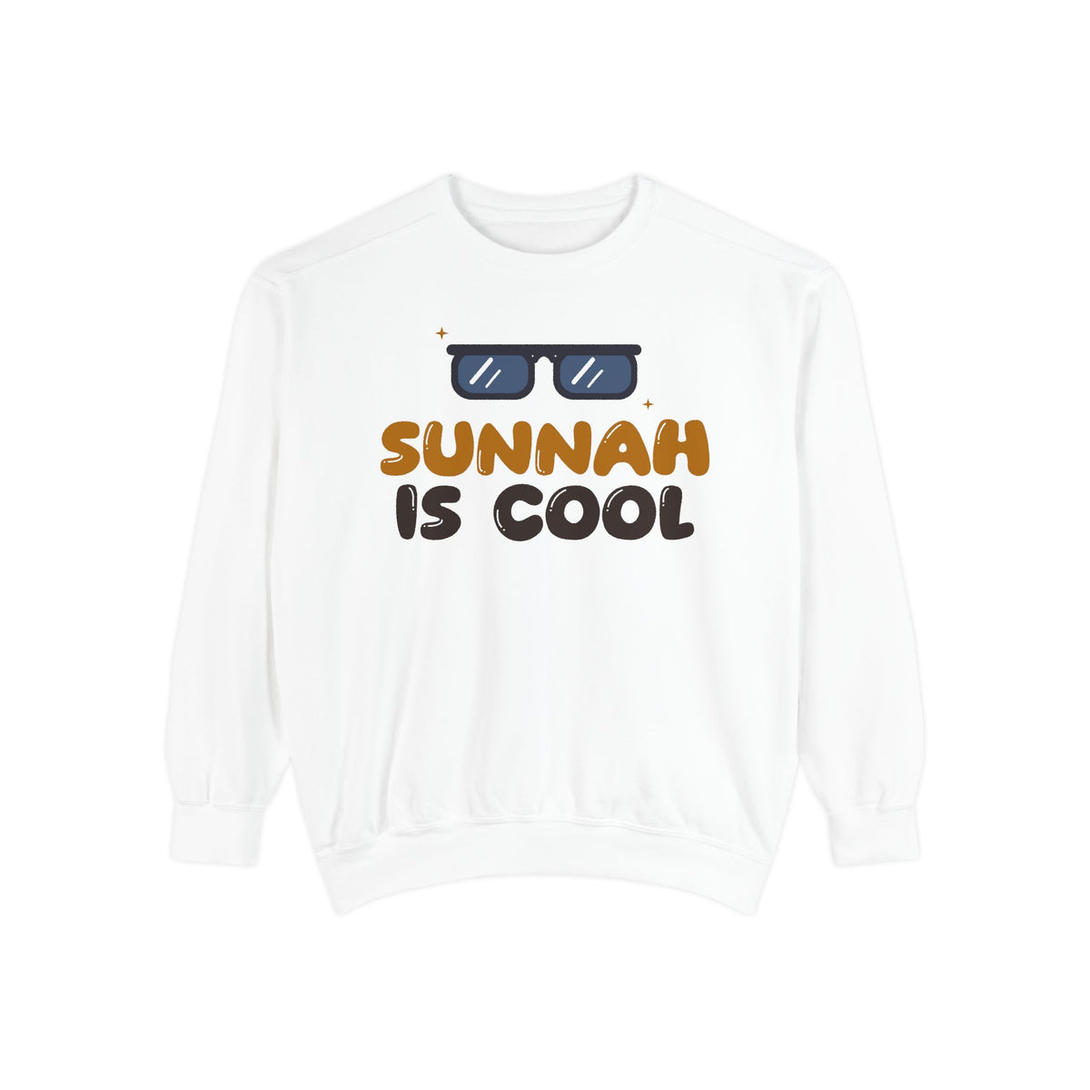 Sunnah Is Cool Islamic Premium Sweatshirt in White – AdabStars