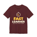 Fast Learner Ramadan Shirt | Ramadan Kids First Fasting Pun Stopwatch | AdabStars Islamic Kids Apparel