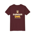 Suhoor Owl Ramadan Kids Tee | Ramadan Kids Night Bird Early Riser Pre Dawn | AdabStars Islamic Kids Apparel