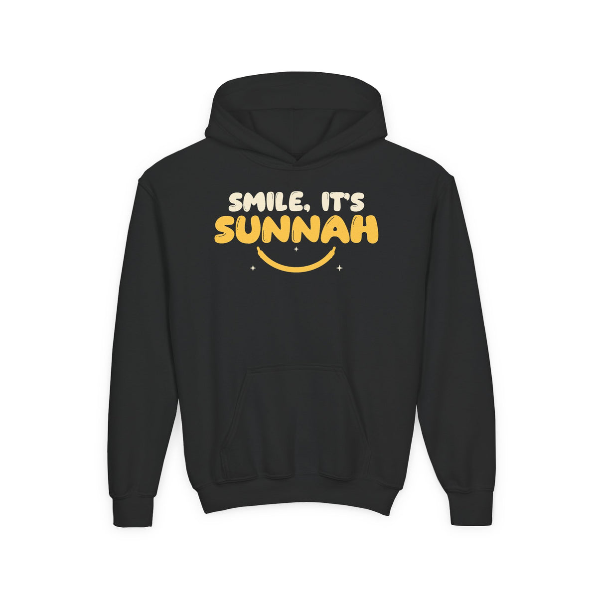 Smile It's Sunnah Islamic Kids Hoodie in Black – AdabStars