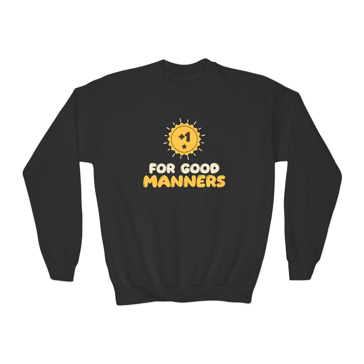Plus One Star Ramadan Kids Sweatshirt | Good Manners Kids Plus One Star Reward Badge Adab Muslim | AdabStars Islamic Kids Apparel