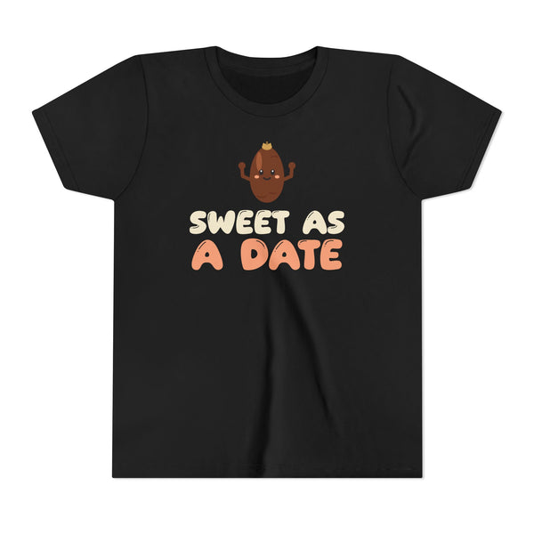 Sweet As A Date Kids T-Shirt in Black – AdabStars