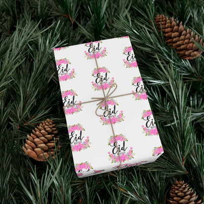 Wrapping Paper - Eid Mubarak Floral Gift Wrap Papers