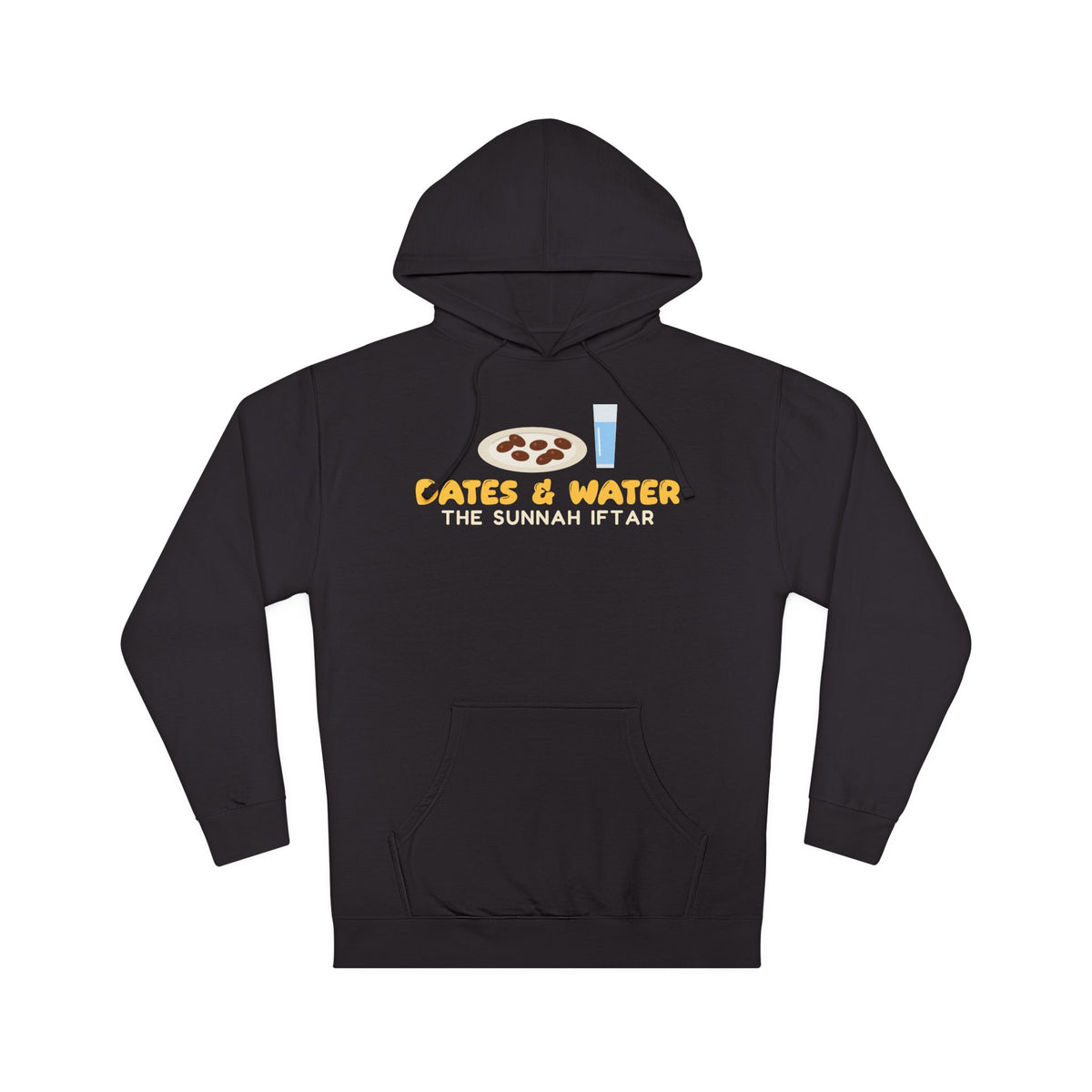 Dates and Water Sunnah Iftar Hoodie in Black – AdabStars