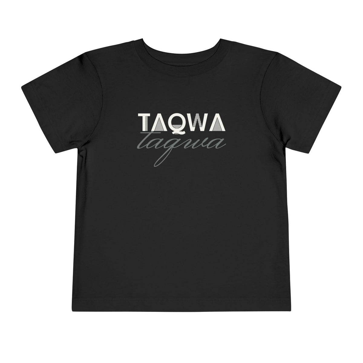 Taqwa Islamic Toddler T-Shirt in Black – AdabStars