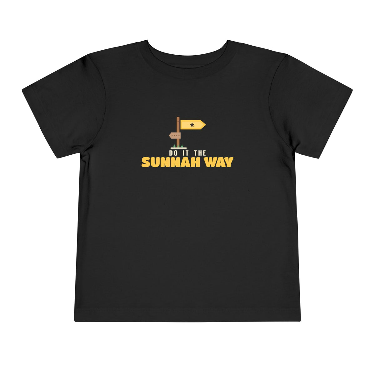 Do It the Sunnah Way Islamic Toddler T-Shirt in Black – AdabStars