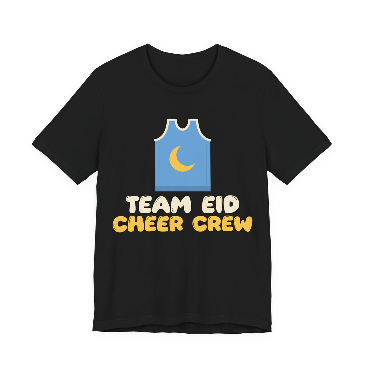 Team Eid Cheer Crew Shirt | Basketball Parents Blue Jersey Set | AdabStars Islamic Apparel