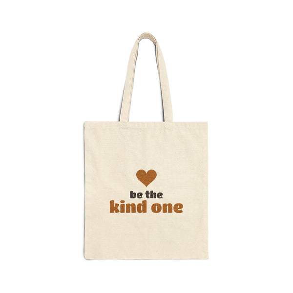 Be The Kind One Canvas Tote Bag in Natural, double-sided print – AdabStars