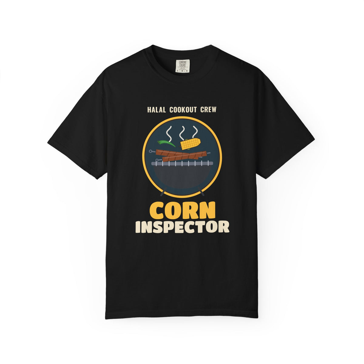 Corn Inspector Halal Cookout Heavyweight T-Shirt in Black – AdabStars