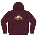 With Hardship Comes Ease Kids Hoodie, Front Print | Surah Ash-Sharh Qur'an 94:5-6 Islamic Reminder | AdabStars