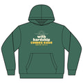 With Hardship Comes Ease Kids Hoodie, Front Print | Surah Ash-Sharh Qur'an 94:5-6 Islamic Reminder | AdabStars