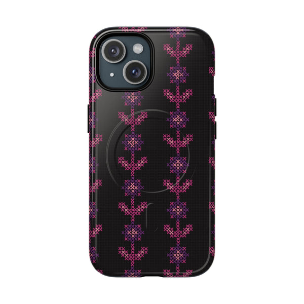Tatreez Warda Rose Vine MagSafe Tough Case for iPhone – Taqwa Arts