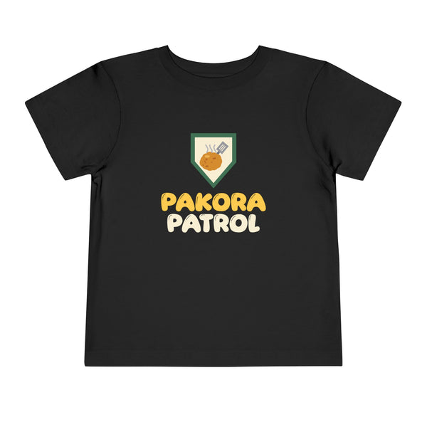 Pakora Patrol Ramadan Toddler Tee | Ramadan Iftar Kids Desi Food Fried Squad | AdabStars Islamic Kids Apparel