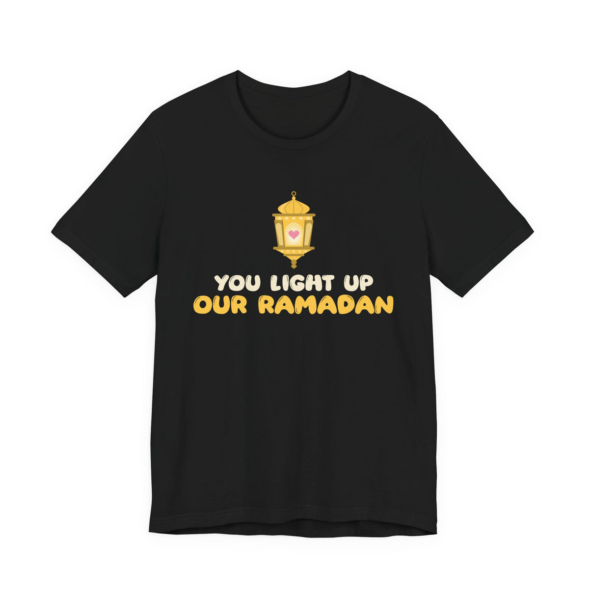 You Light Up Our Ramadan Shirt | Kids Lantern Heart Family Love | AdabStars Islamic Kids Apparel