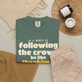 Be Like Ibrahim (AS) Heavyweight Tee | Prophet Ibrahim (Abraham) Truth Story, Qur'an 6:76-79 on the Back | AdabStars