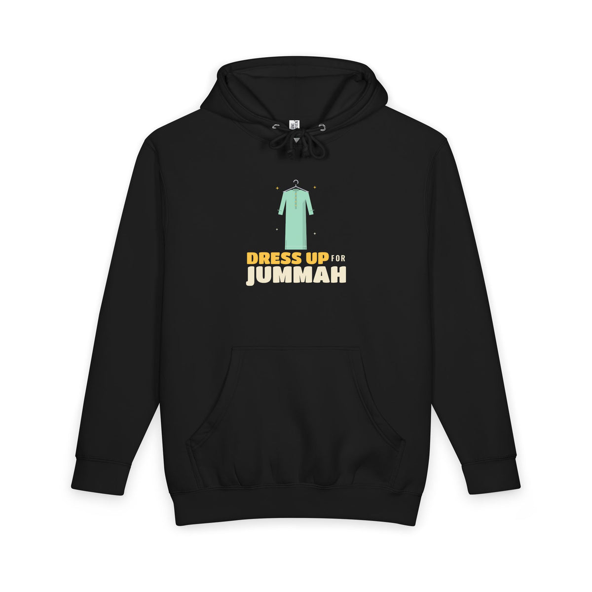 Dress Up for Jummah Islamic Heavyweight Premium Heavyweight Hoodie in Black – AdabStars